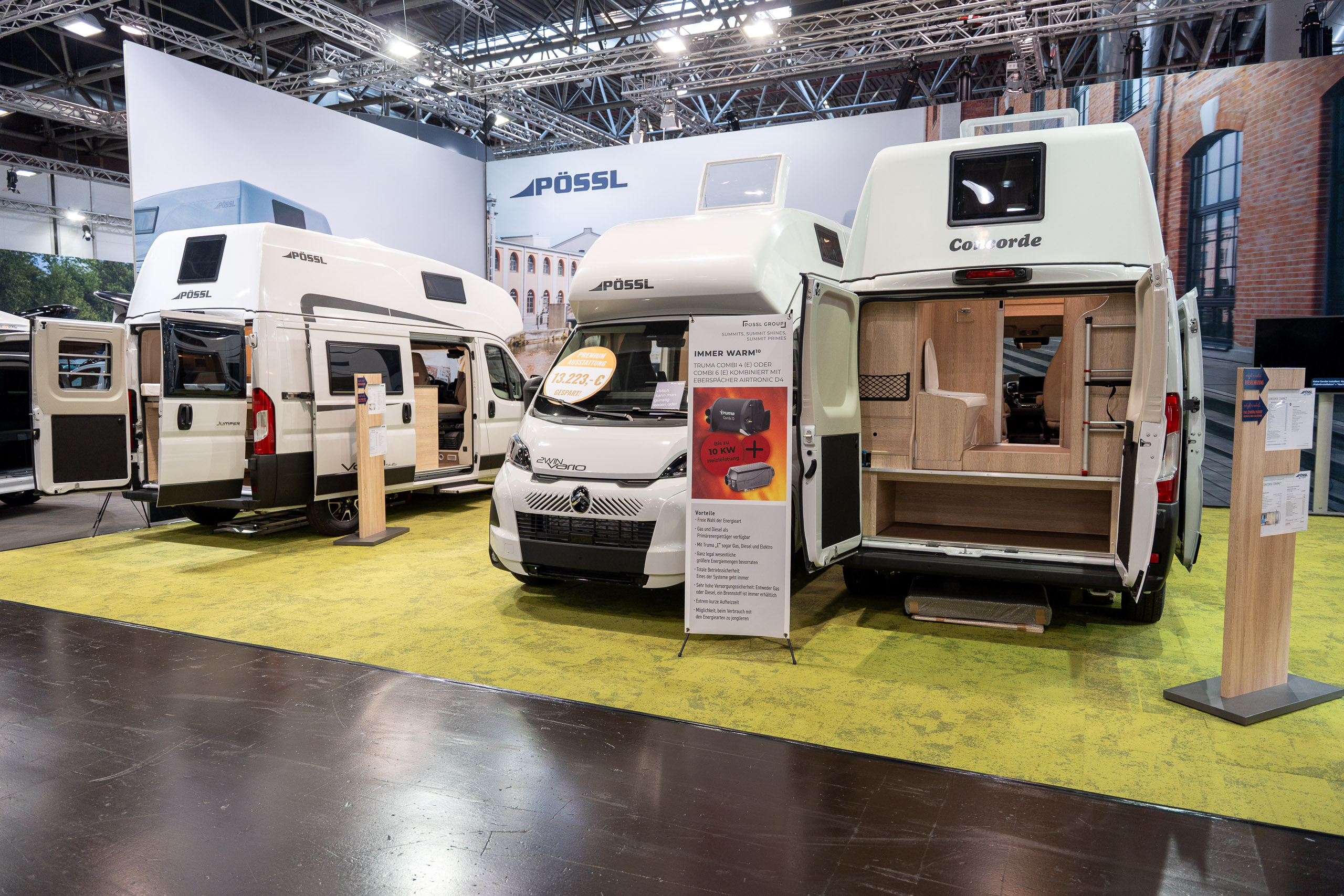 Pössl Kastenwagen auf dem Caravan Salon in Düsseldorf